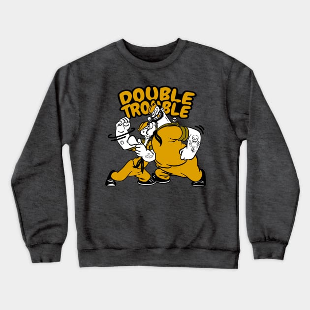 Double trouble Crewneck Sweatshirt by Stamina.Design